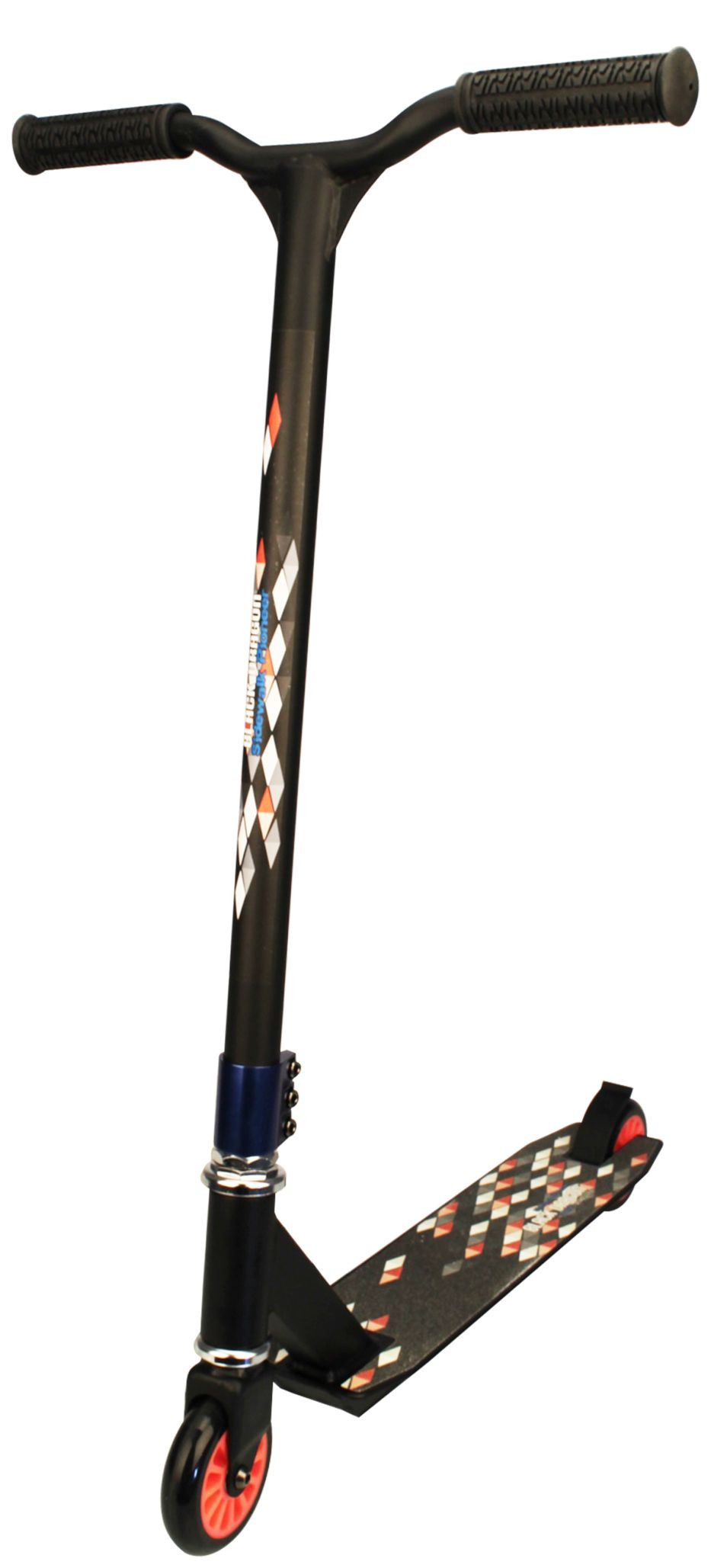 Black Dragon Road Rage Stuntstep - Stunt Scooter - Zwart / Oranje / Blauw 