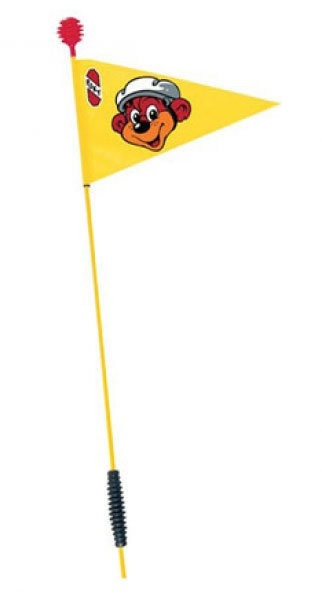 Veiligheidsvlag SW2 voor driewielers en skelters, geel