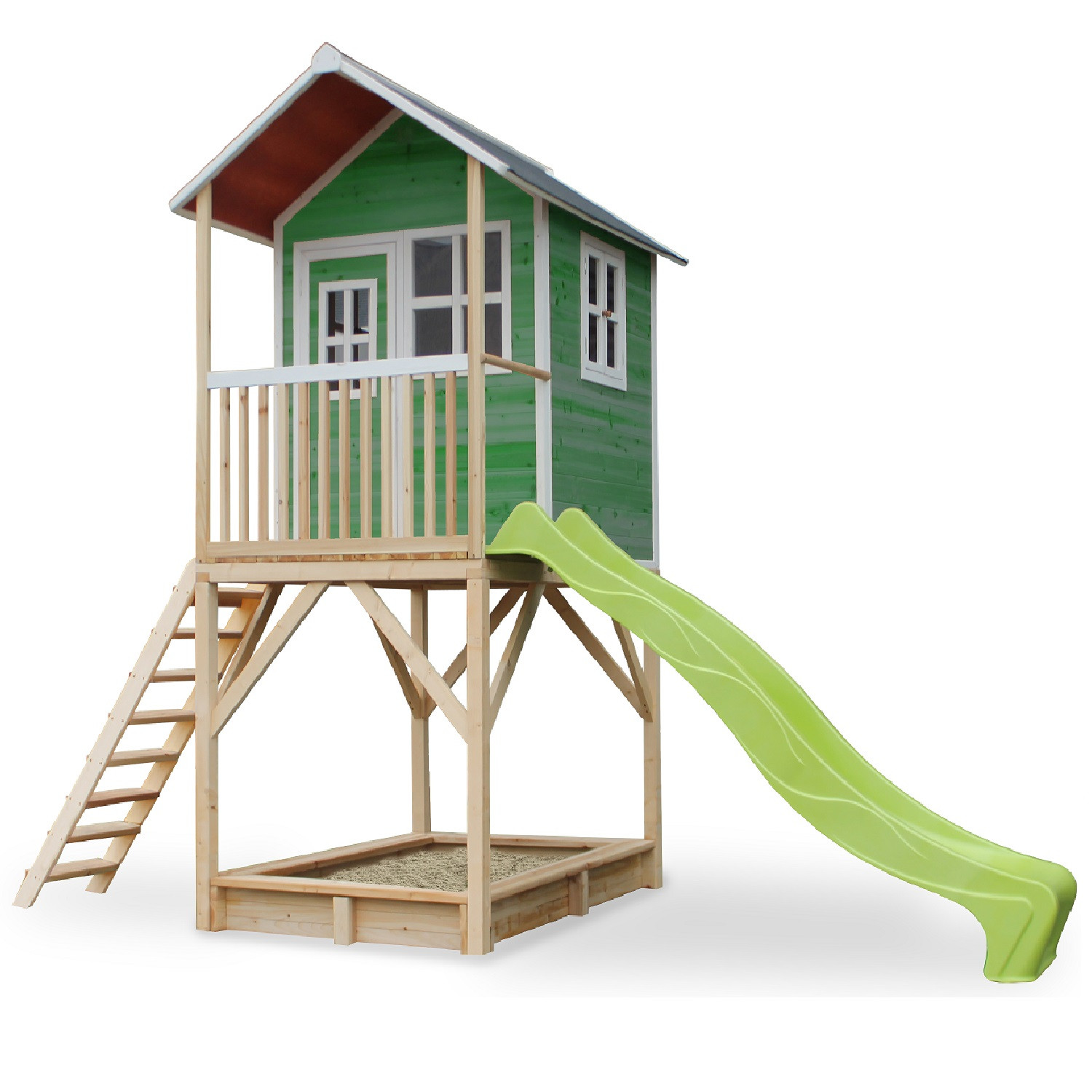 EXIT Loft 700 - Houten Speelhuis - Groen