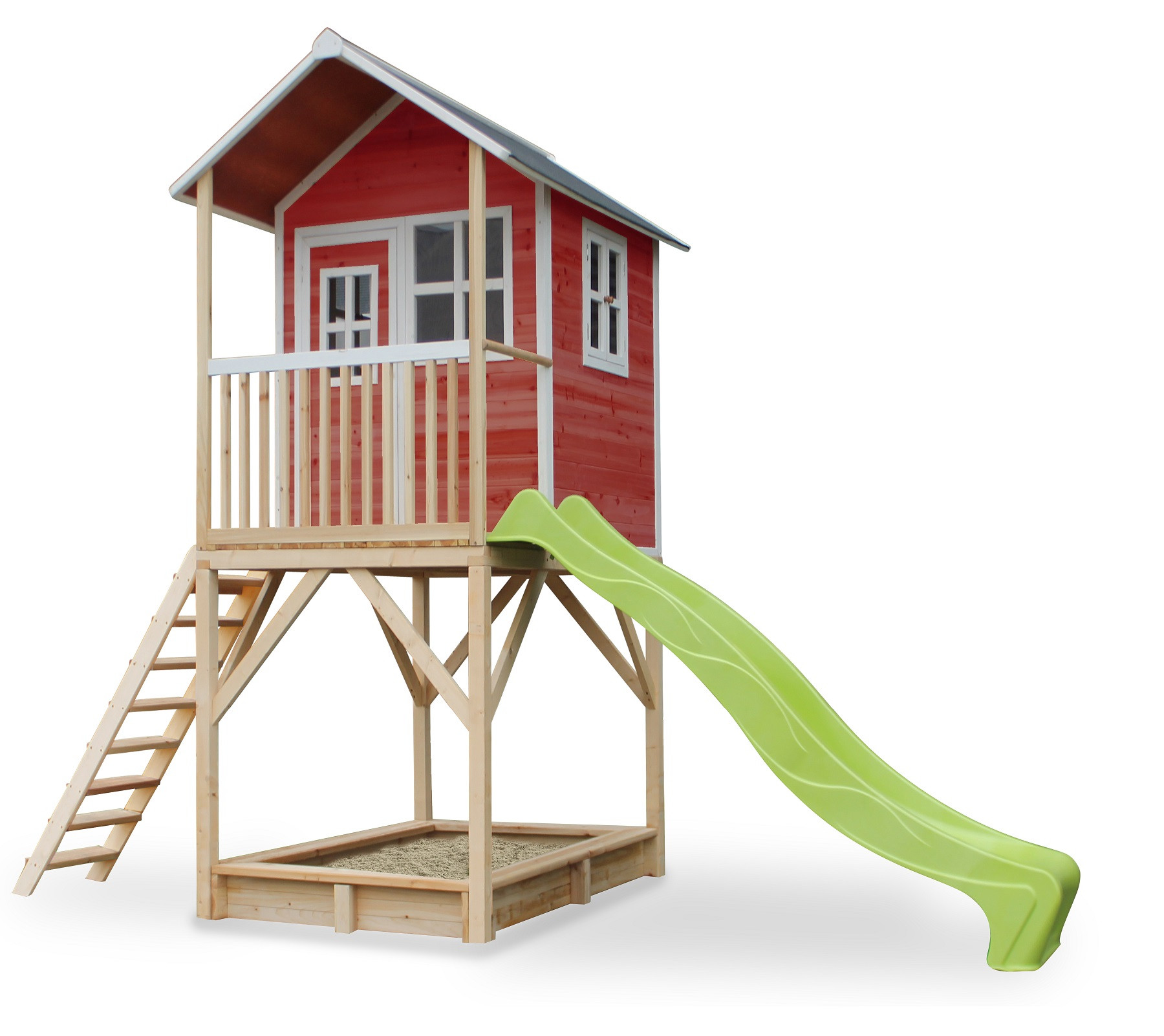 EXIT Loft 700 - Houten Speelhuis - Rood