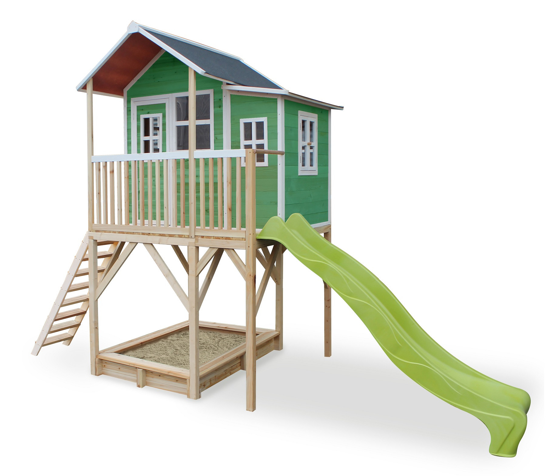 EXIT Loft 750 - Houten Speelhuis - Groen