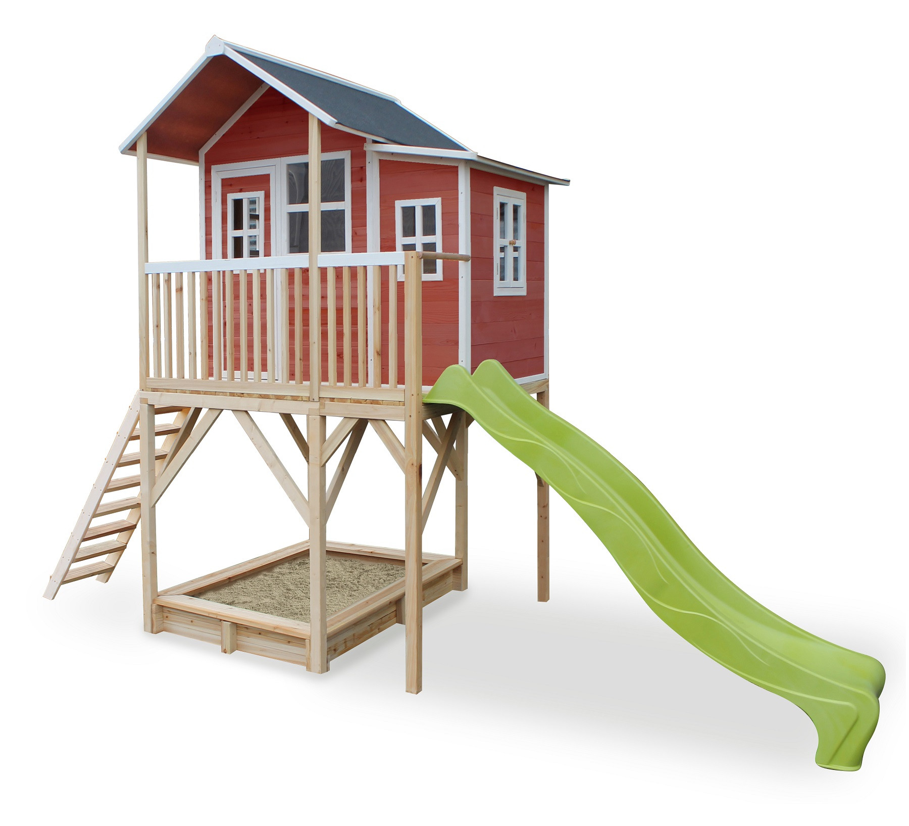 EXIT Loft 750 - Houten Speelhuis - Rood