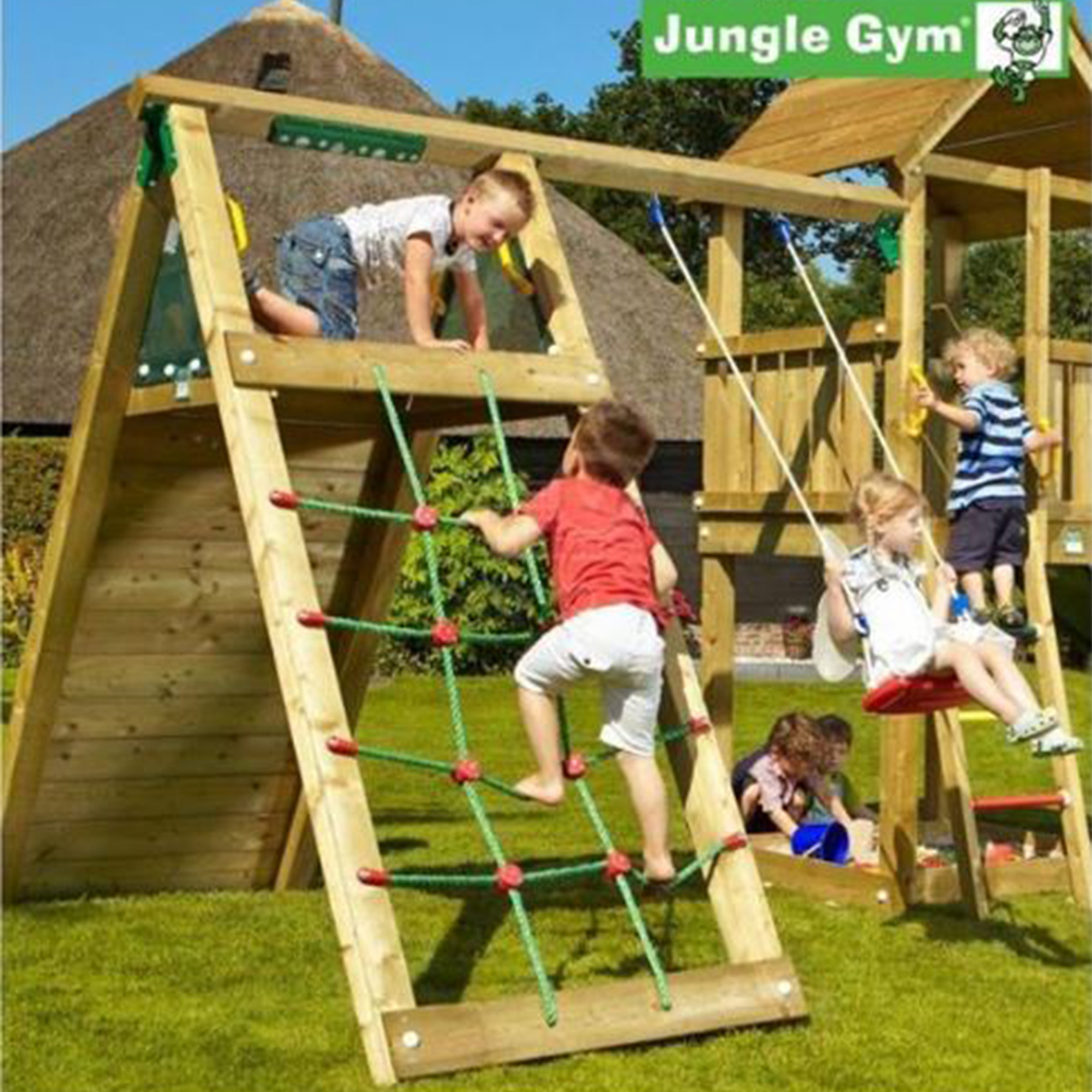 Jungle Gym Climb Module X-tra - Klimnet - Zonder Hout 