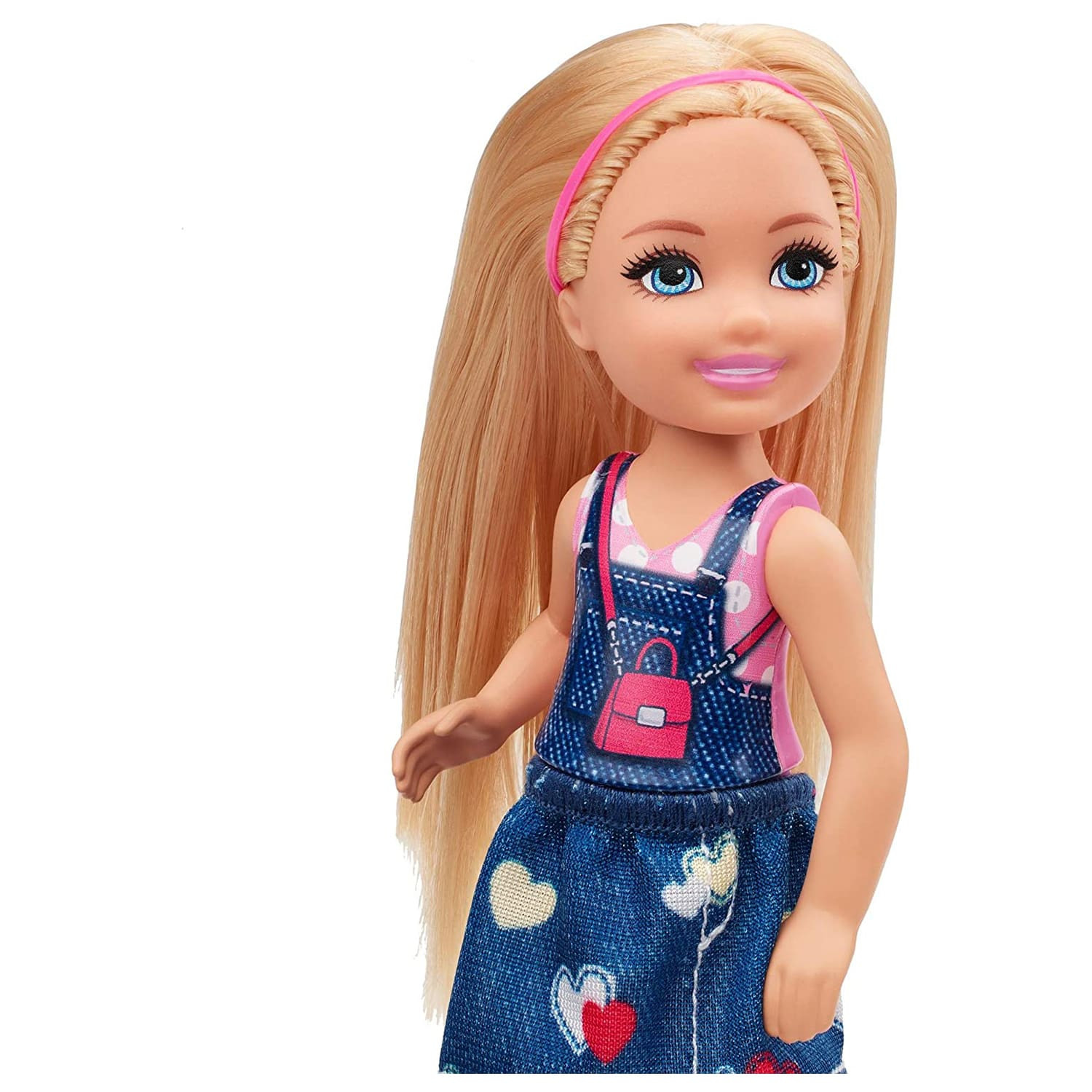 Barbie Club Chelsea - Meisje met Jeansjurkje - 15 cm - Minipop