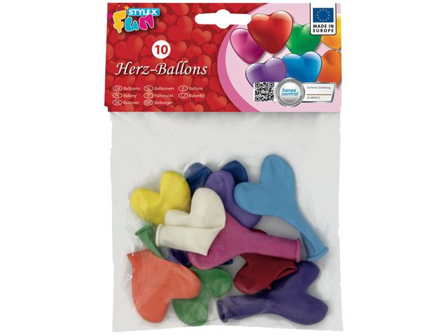 Ballonnen Hart - 16 cm - 10 Stuks