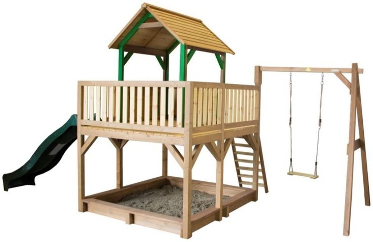 AXI Speelhuis Atka (100% FSC) + enkele schommel