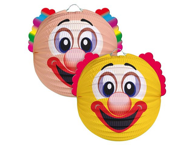 Lampion - Clown - 22 cm