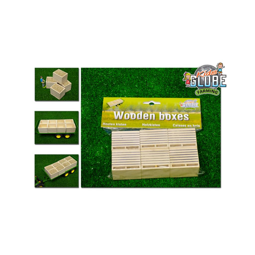 Aardappelkist Kids Globe Hout 6 Stuks Geschikt Voor Siku
