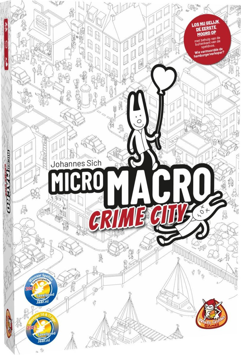 MicroMacro - Crime City - Bordspel - Kaartspel - Familiespel 