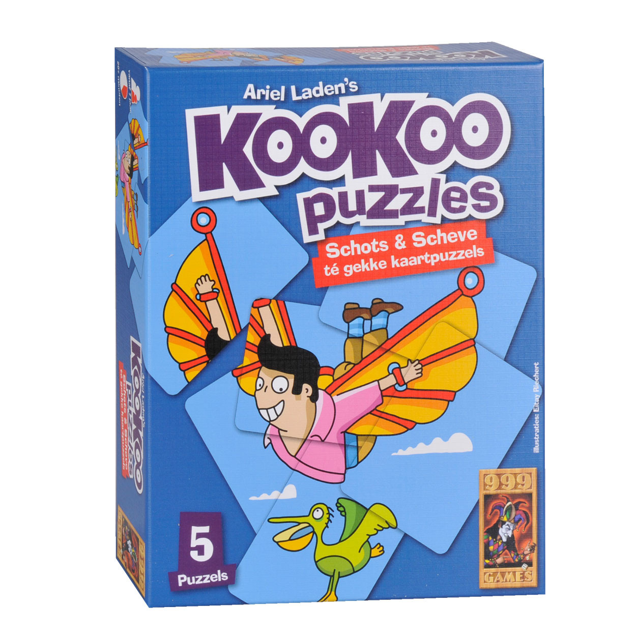 Kookoo - Schots en Scheef Vliegen - Puzzel Kaartspel