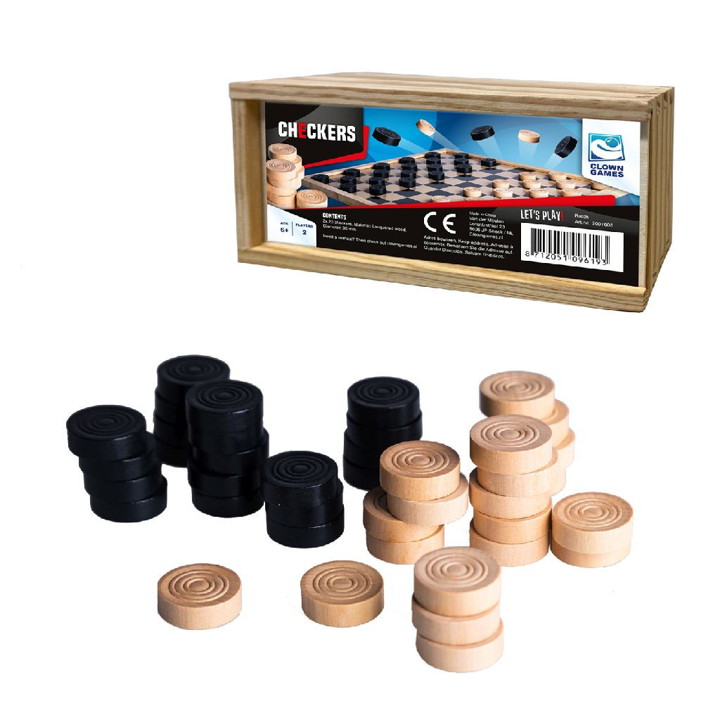 Clown Games - Damstenen - Hout