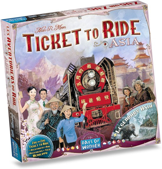 Spel - Ticket to Ride Uitbreiding- Map Collection - Asia