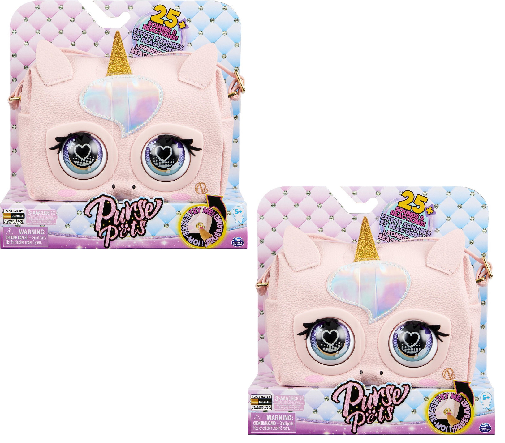 Purse Pets Handtas Glamicorn - Unicorn - Roze - 2 Stuks - Bundelpakket