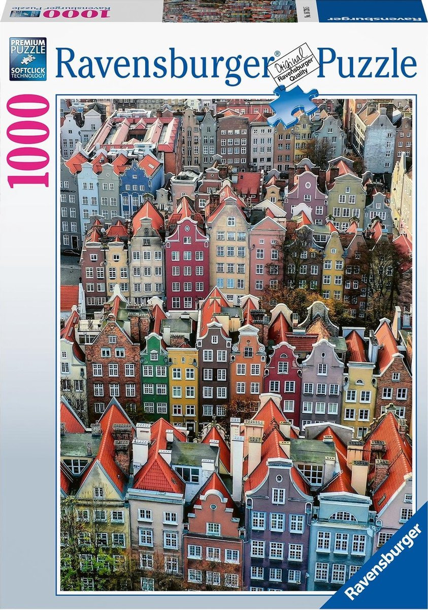 Ravensburger Puzzel - Gdańsk Polen - 1000 Stukjes