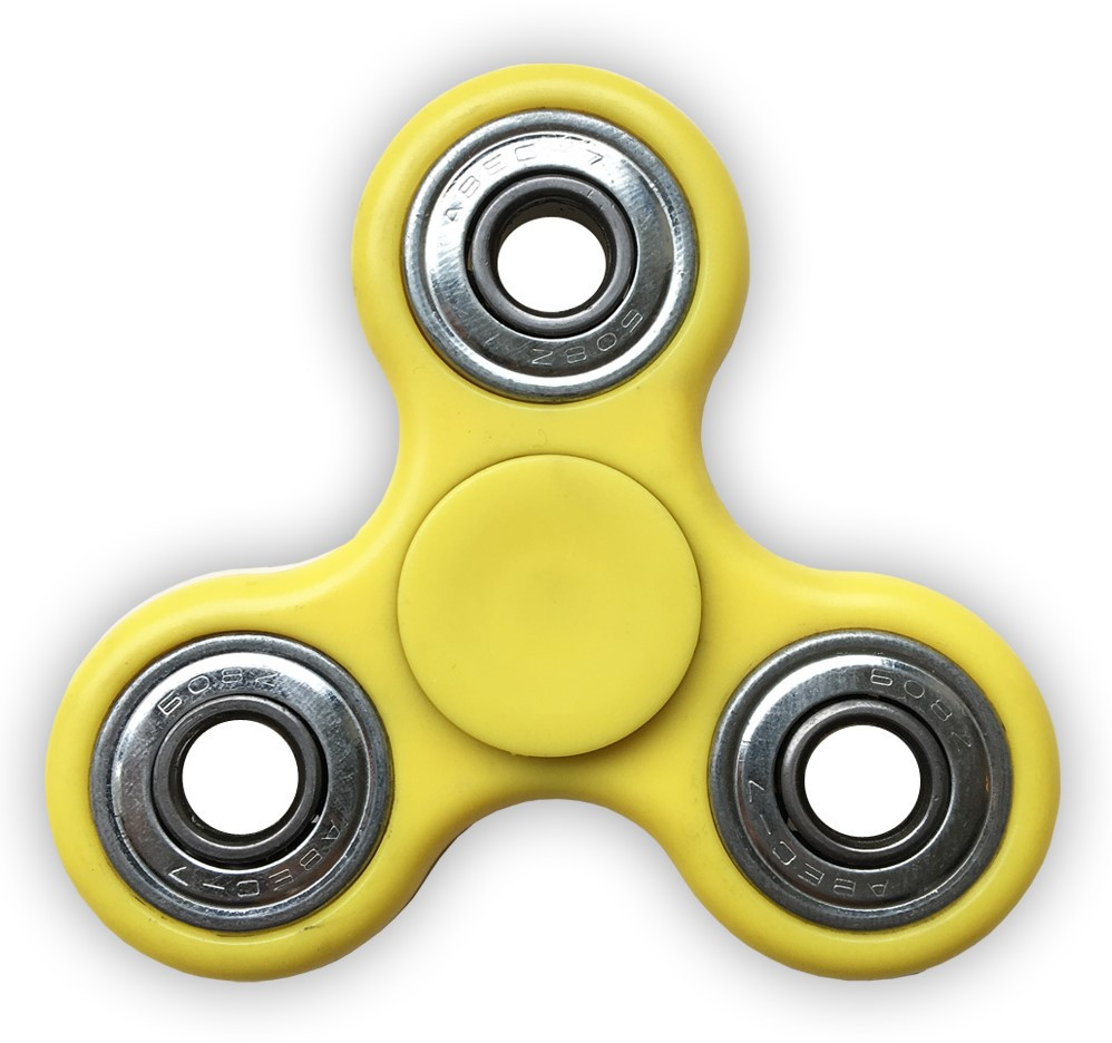 Fidget Hand Spinner - geel fidgetspeelgoed - bekend van TikTok