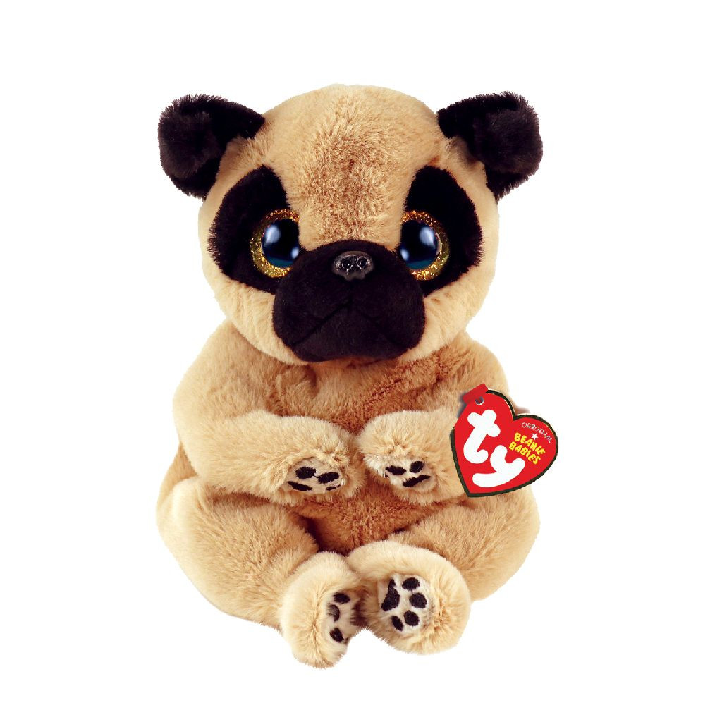 Ty Beanie Babies - Izzy Pug - Knuffel - 15 cm