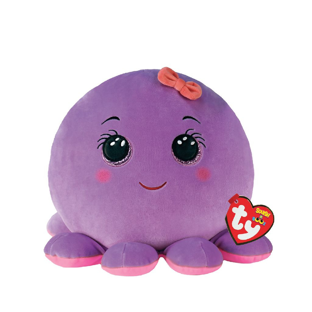 Ty Squish a Boo - Octavia Purple Octopus - Knuffel - 20 cm