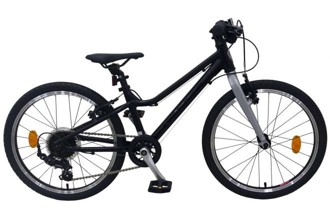 Volare Dynamic Kinderfiets - 20 inch - 7versnellingen - Mat Zwart