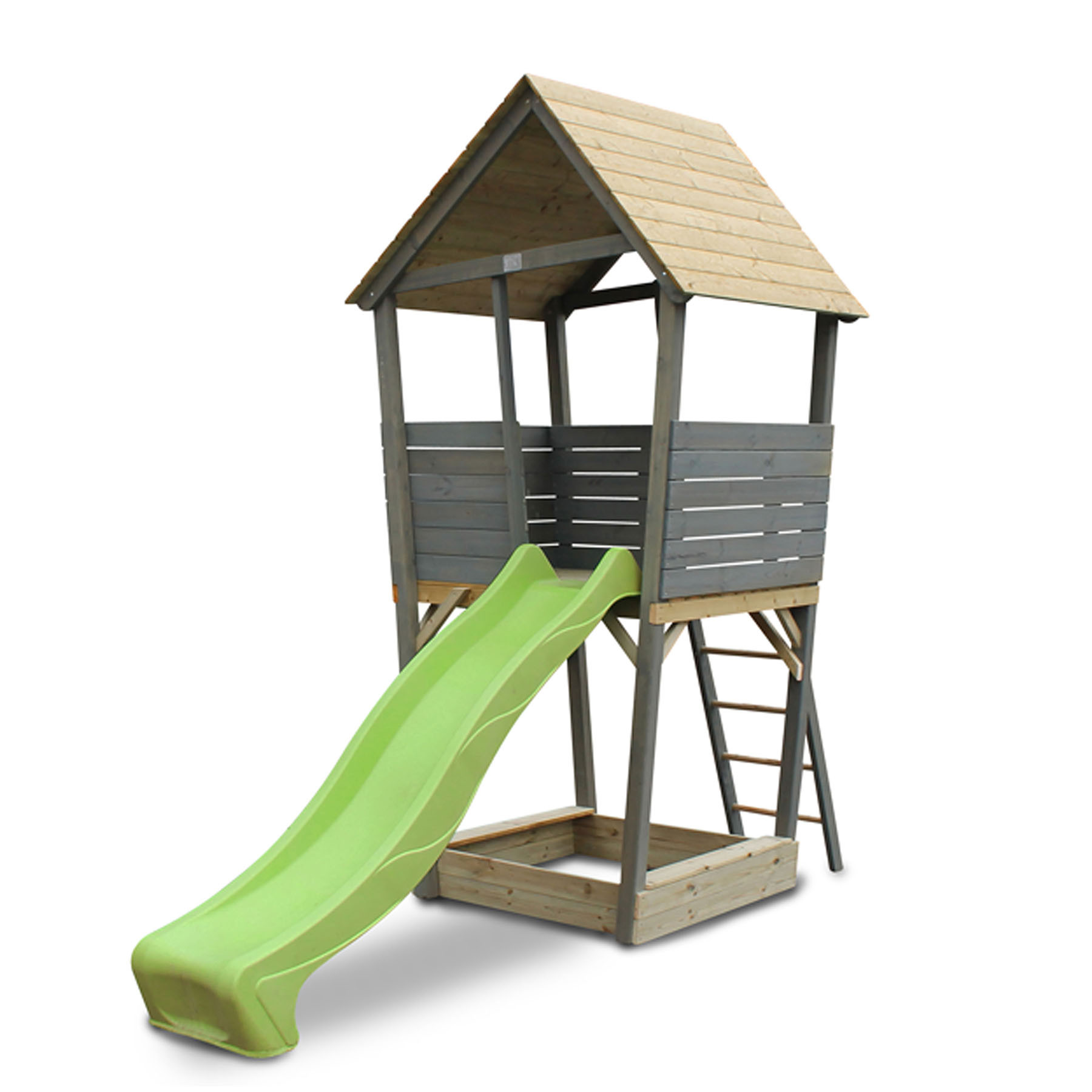 EXIT Aksent - Houten Speeltoren - Grijs