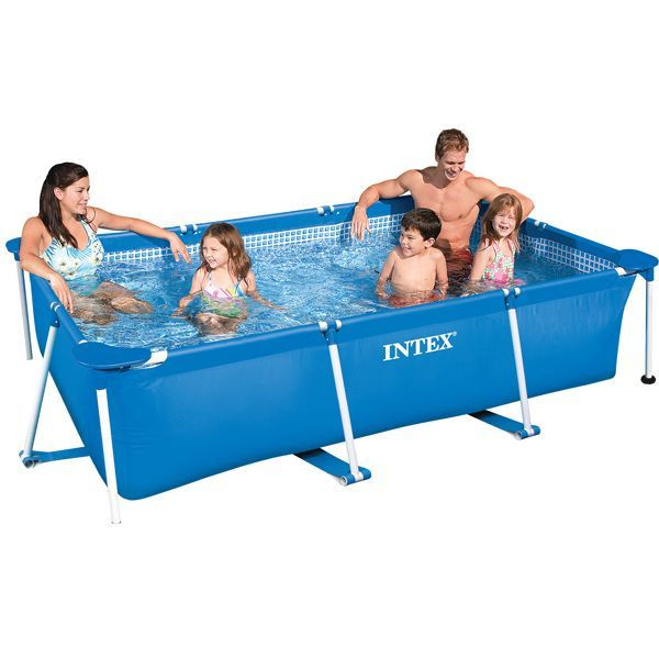 Intex Metal Frame Zwembad - Rechthoek - 300 x 200 x 75 cm - Zonder Filterpomp