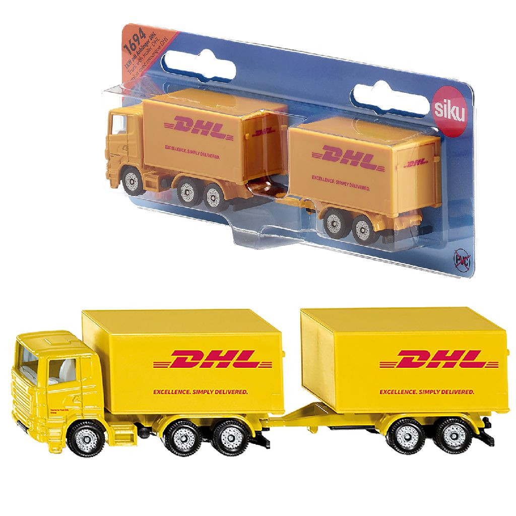 Siku 1694 Truck met Trailer DHL