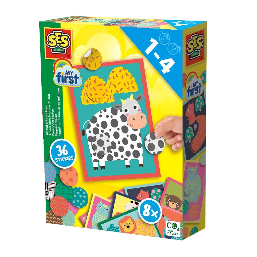 SES 14485 My First Dierenprint Stickers
