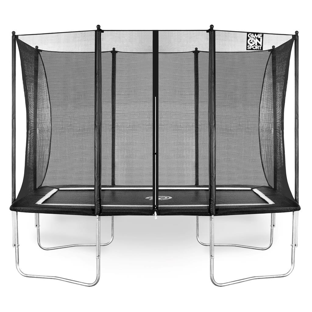 Game On Sport Trampoline Jumpline met Veiligheidsnet 366 x 244 cm - Zwart 