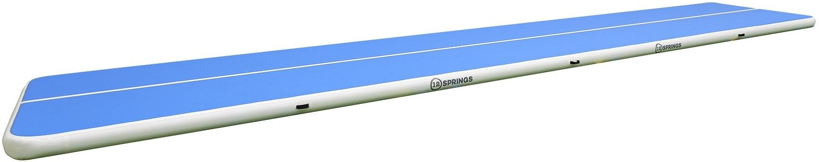 12SPRINGS Airtrack - Pro - 1200 x 200 x 30 cm - Blauw / Wit