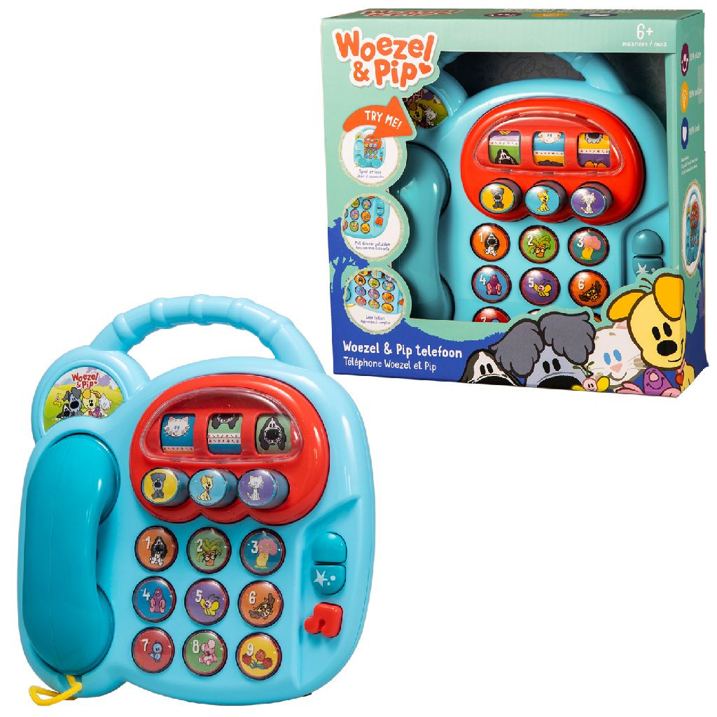 Woezel & Pip Retro Telefoon met Geluid