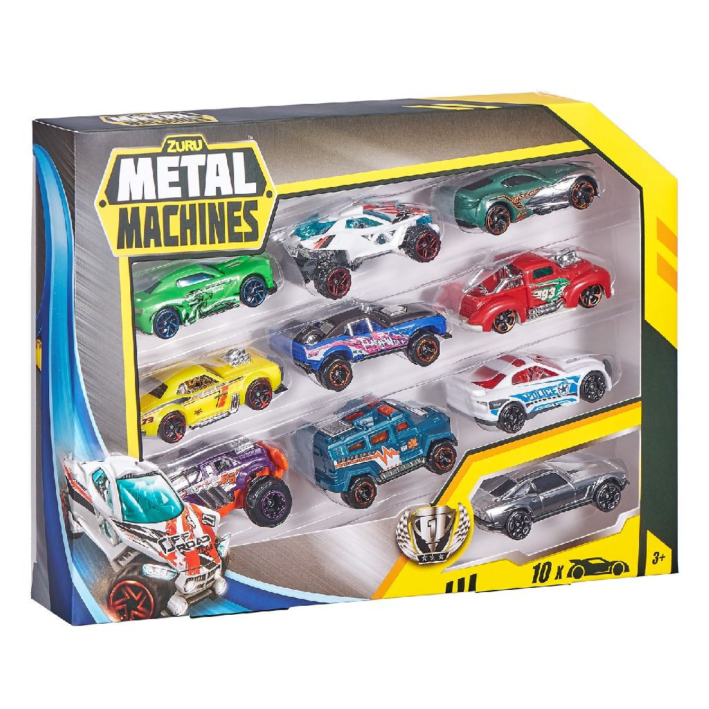 Zuru Metal Machine Cars Set - 10 Delig