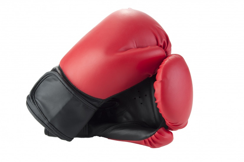 Angelsports bokshandschoenen 14 oz - 2 stuks rood