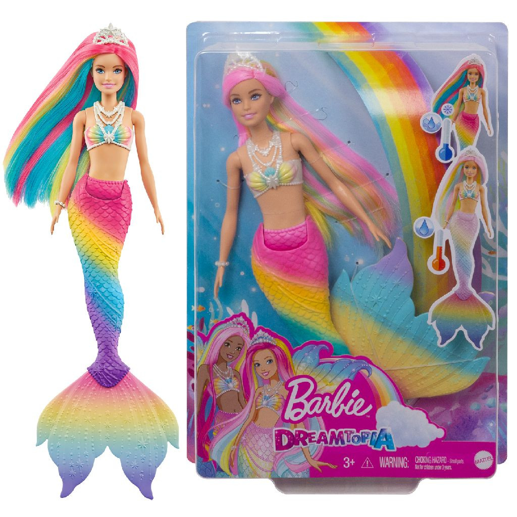Barbie Dreamtopia Regenboogmagie Zeemeermin - Modepop