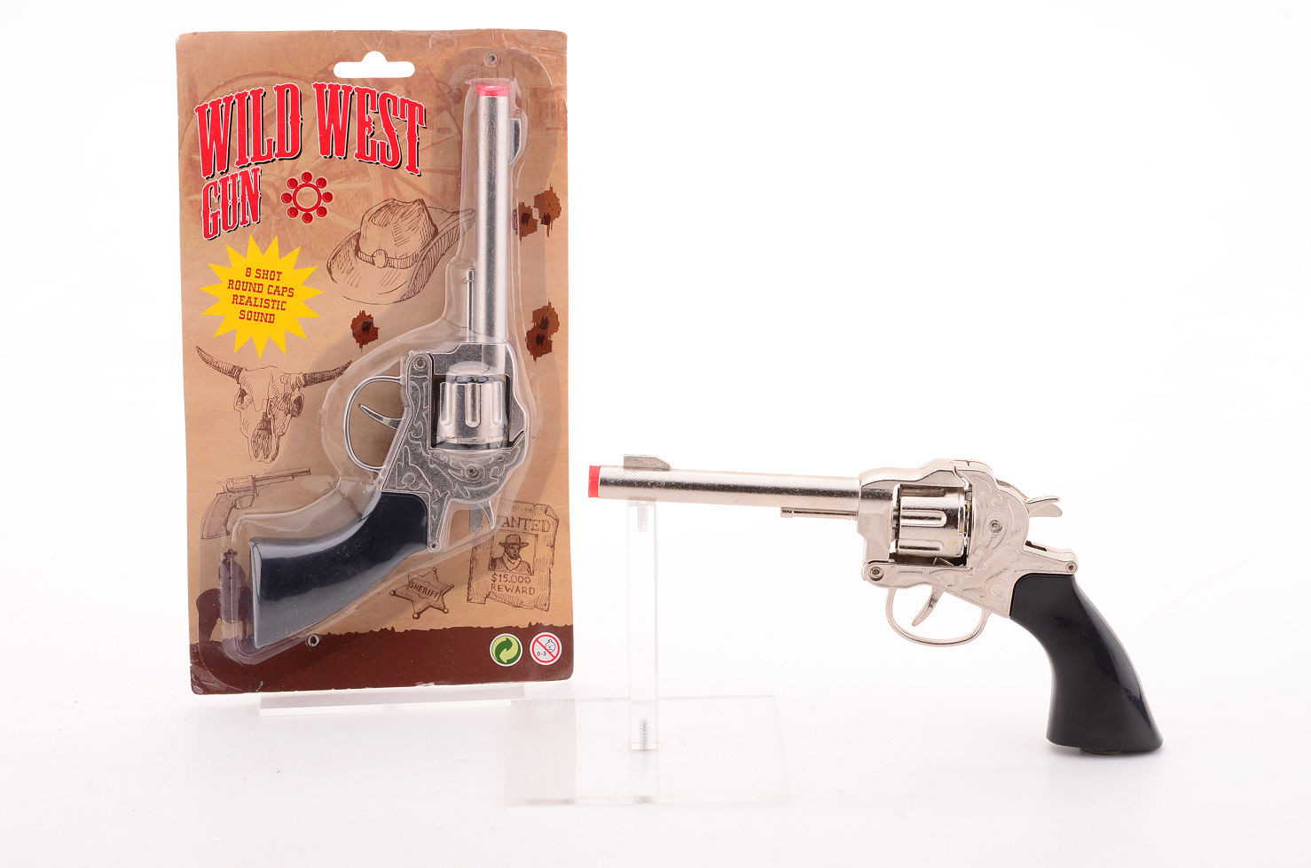 Wild West Cowboy Revolver 8 Schots