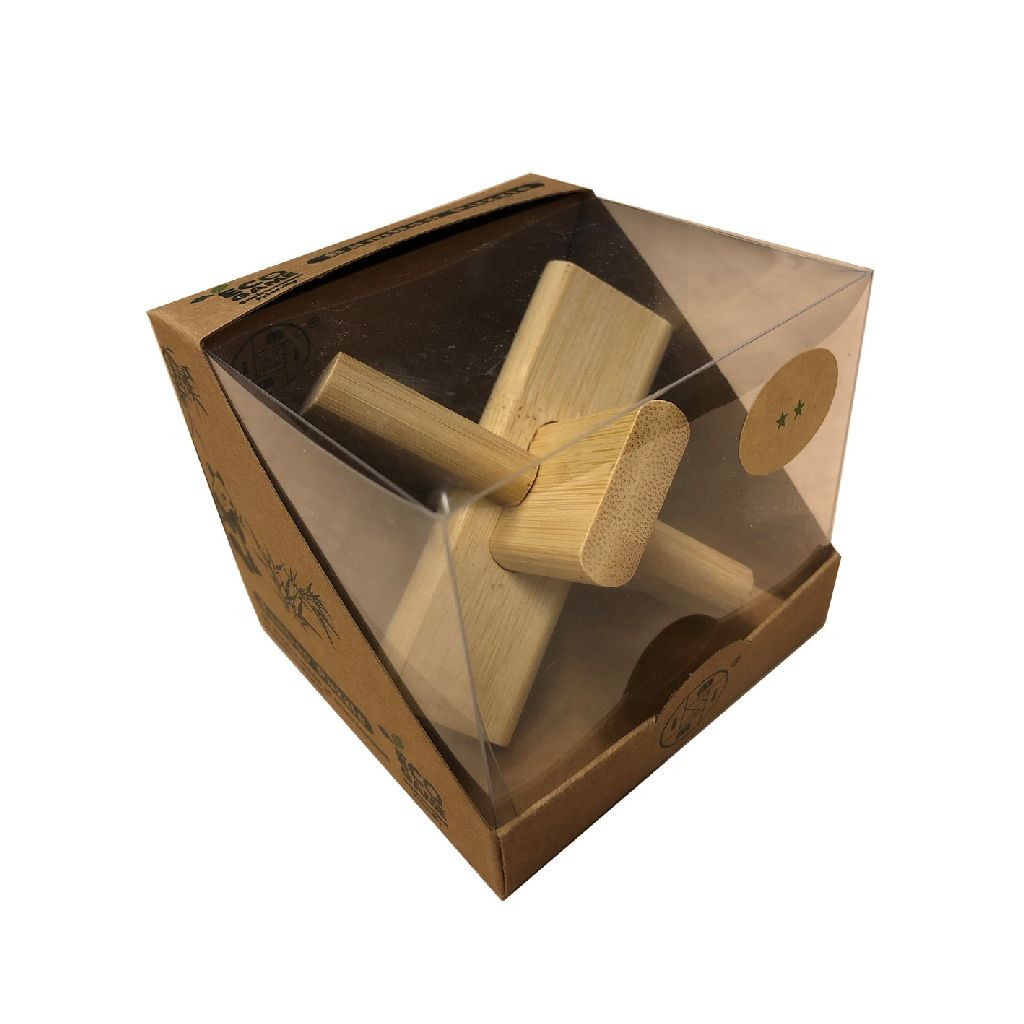 Eco Bamboo Puzzel - 3d Kruis