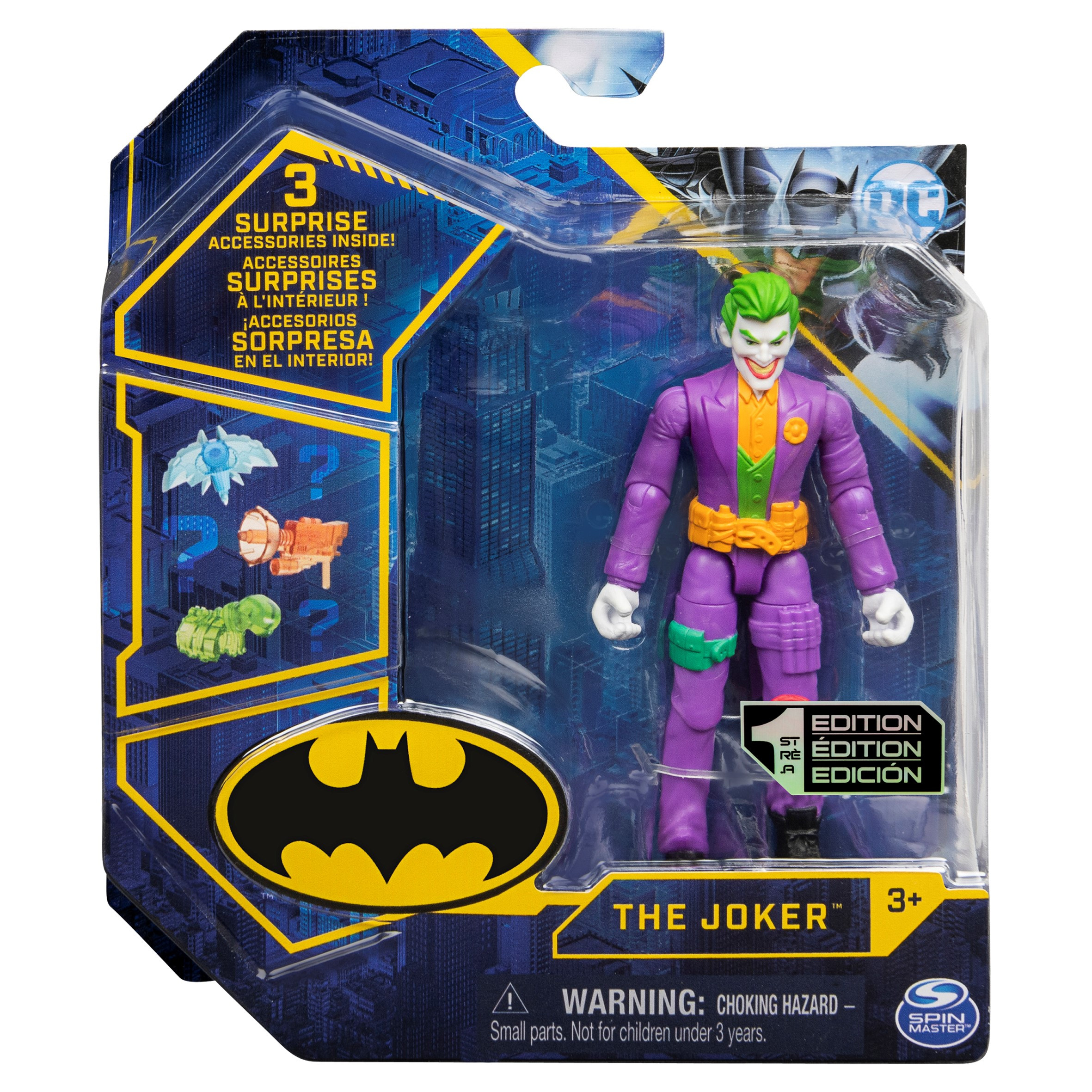 BATMAN, 10cm MAN-BAT Action Figure with 3 Mystery Accessories, Mission 2