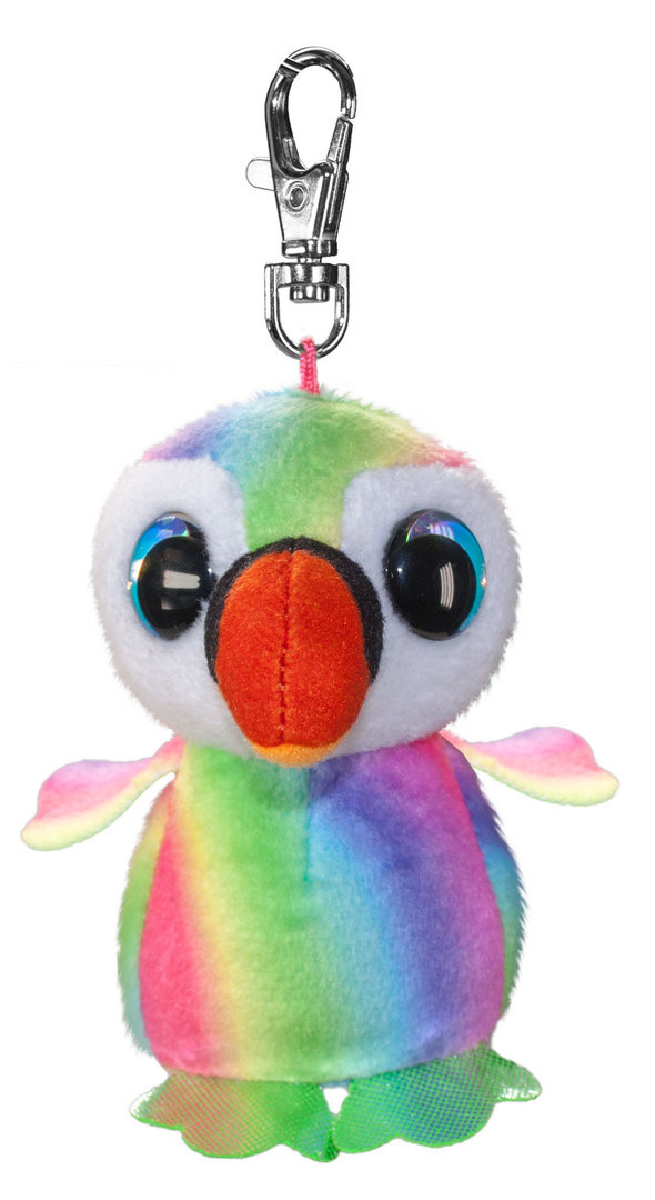 Lumo Stars Knuffeldier Lumo Puffin Lenni met clip - Mini - 8,5cm