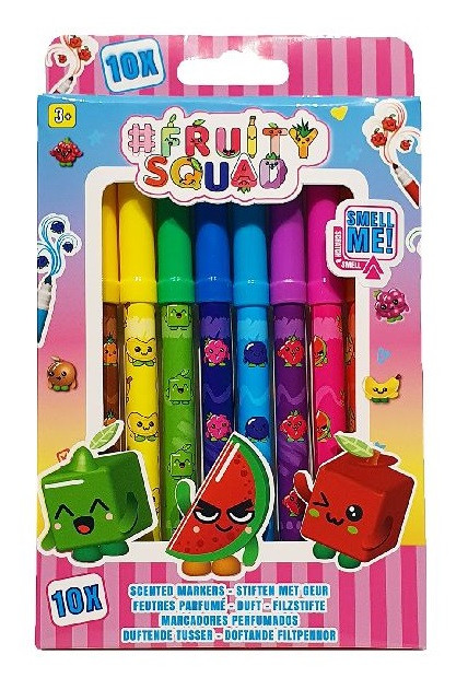 Fruitysquad Geurstiften met Supertip - 10 Stuks