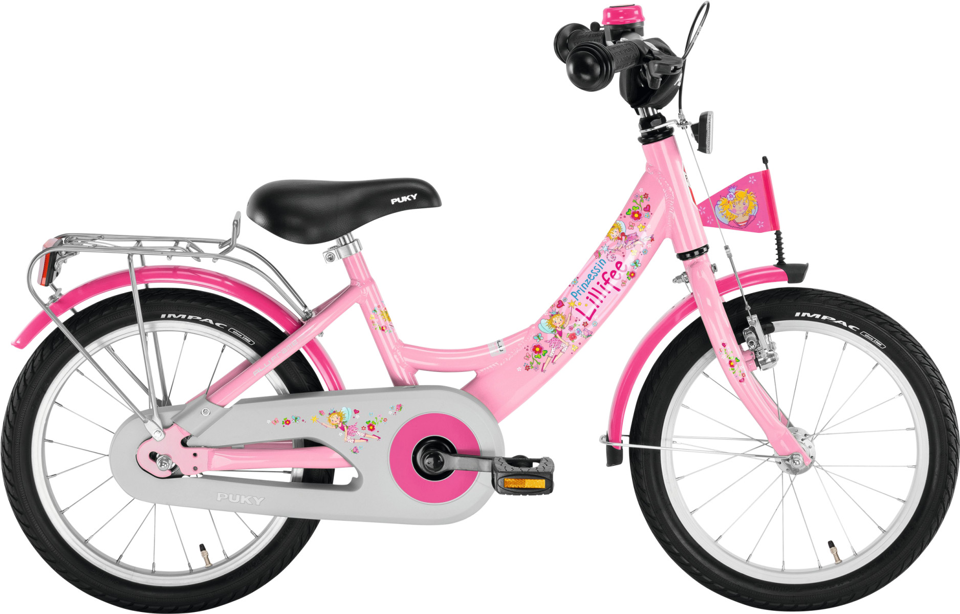 PUKY 4229 ZL 16-1 Alu - 16 Inch - Lillifee Roze - Kinderfiets