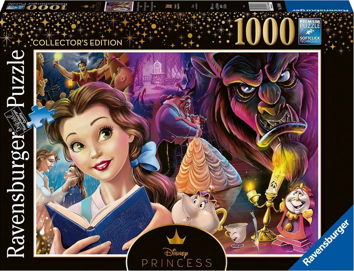 Ravensburger Puzzel - Disney Princess Belle - 1000 Stukjes