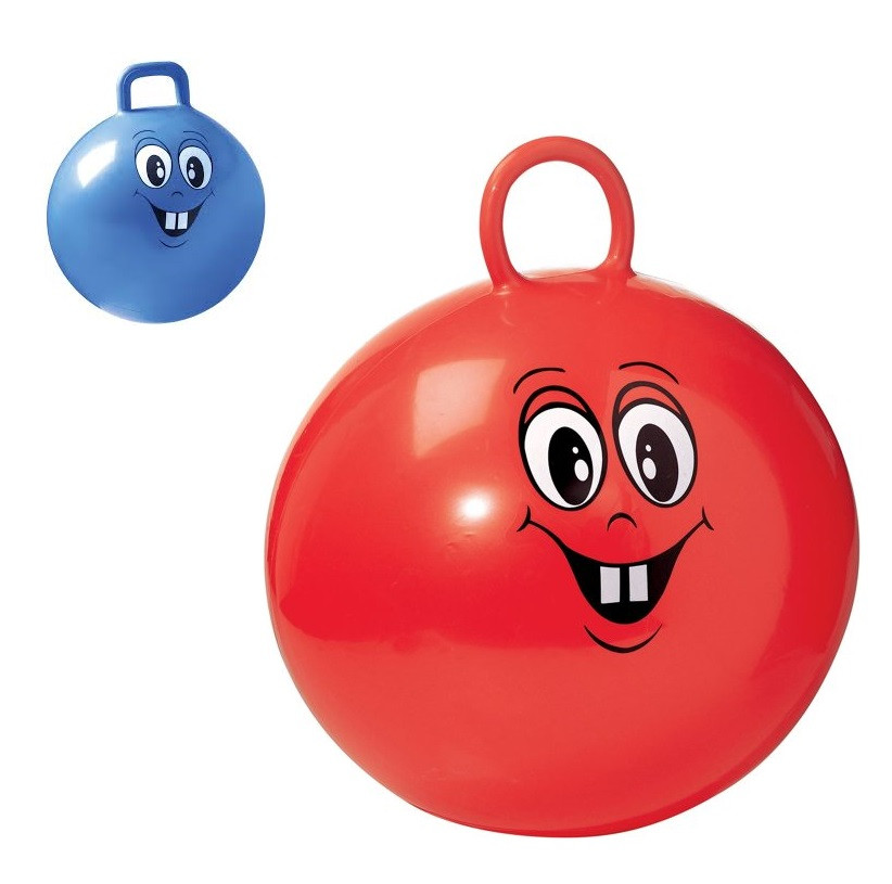 Skippybal Smile Lach, Ø 45 cm - Rood of Blauw