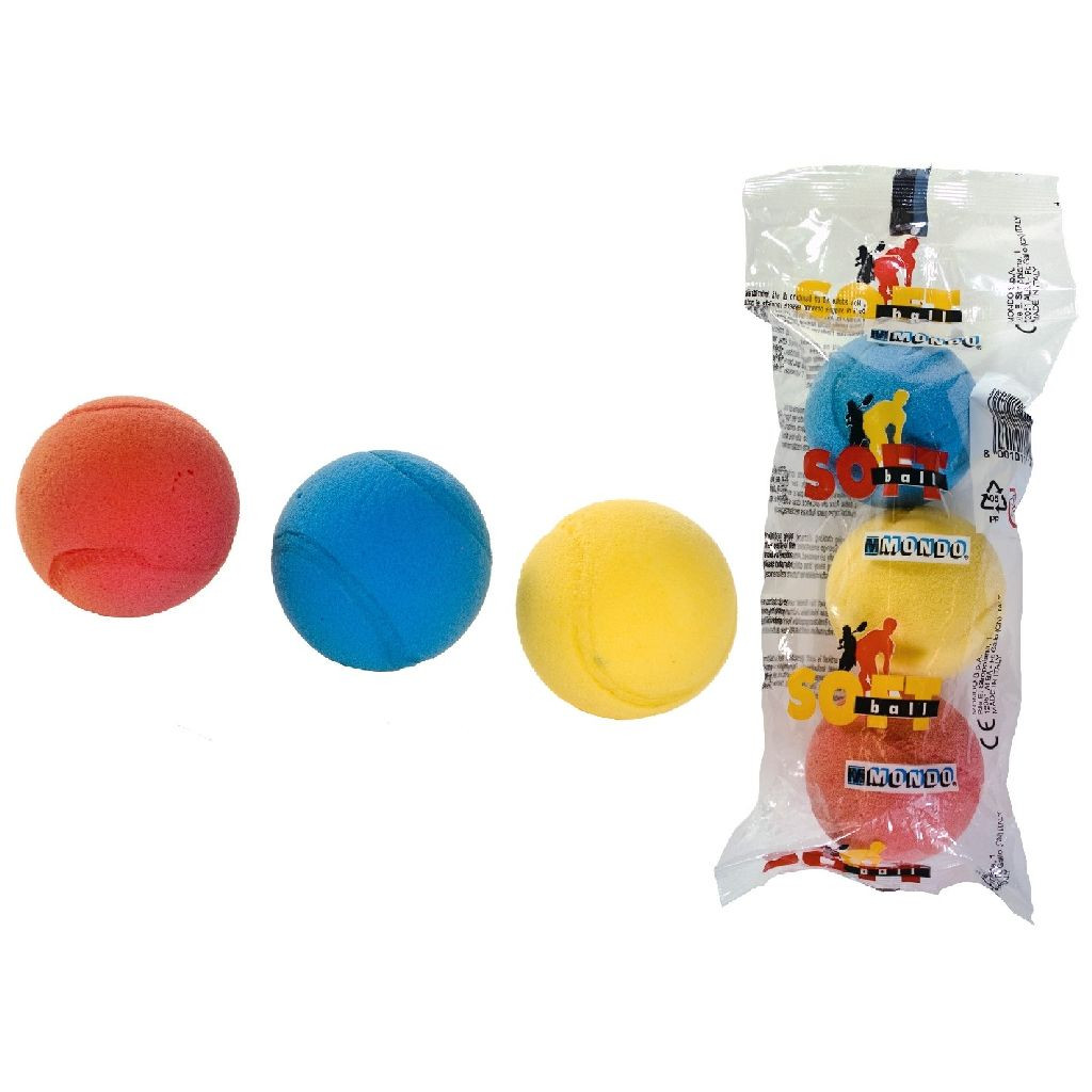 Softbal - Foam - 7 cm - 3 Stuks 