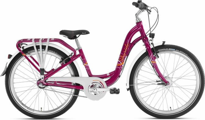 PUKY 4816 SKYRIDE 24-3 Alu Light - 24 Inch - Berry - Kinderfiets 