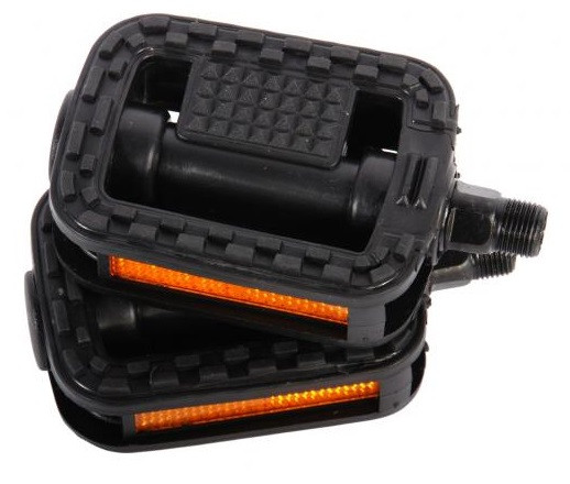 Volare Fietspedalen - 2 stuks - Zwart - voor 20 Inch Kinderfietsen - Trappers