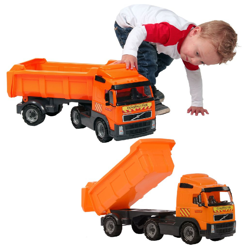 Volvo Truck Kiepwagen - 59 cm - extra groot formaat
