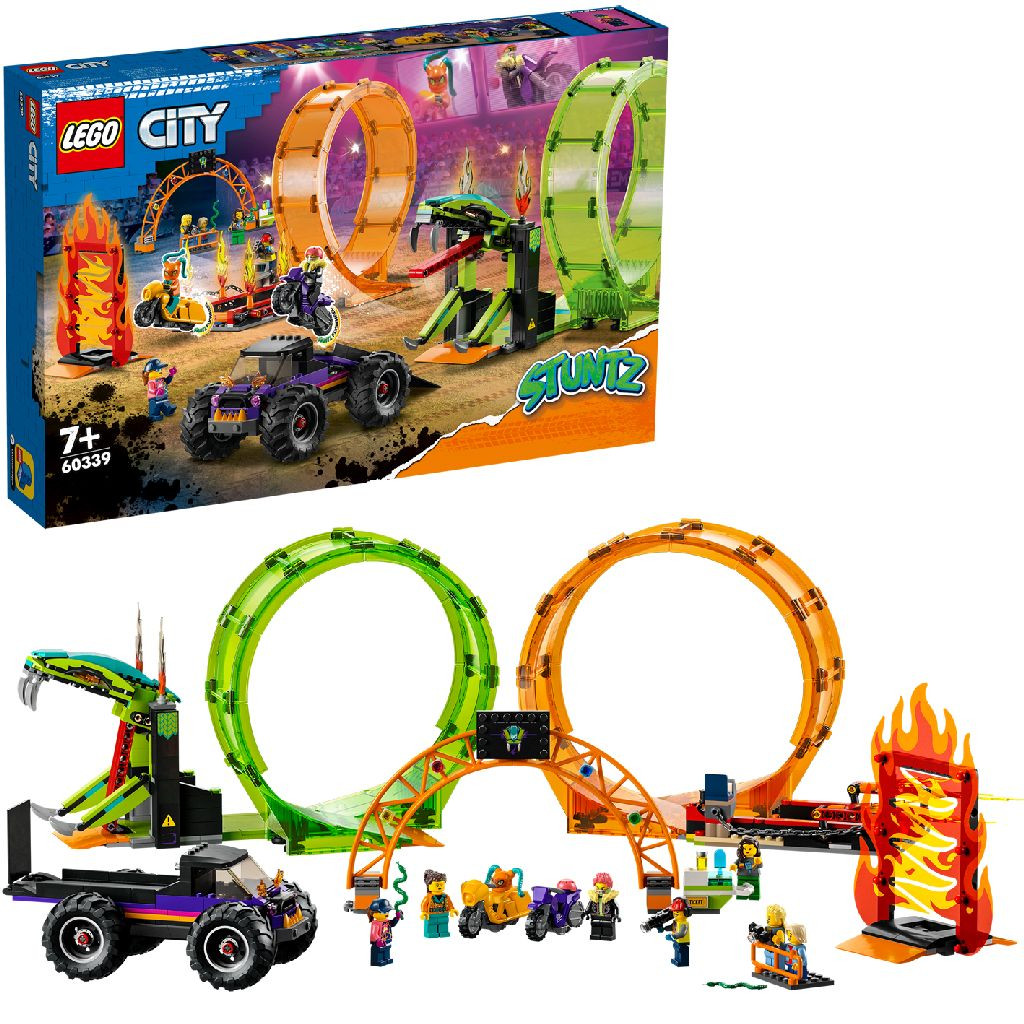 LEGO 60339 CITY - Stuntz Dubbele Looping Stuntarena