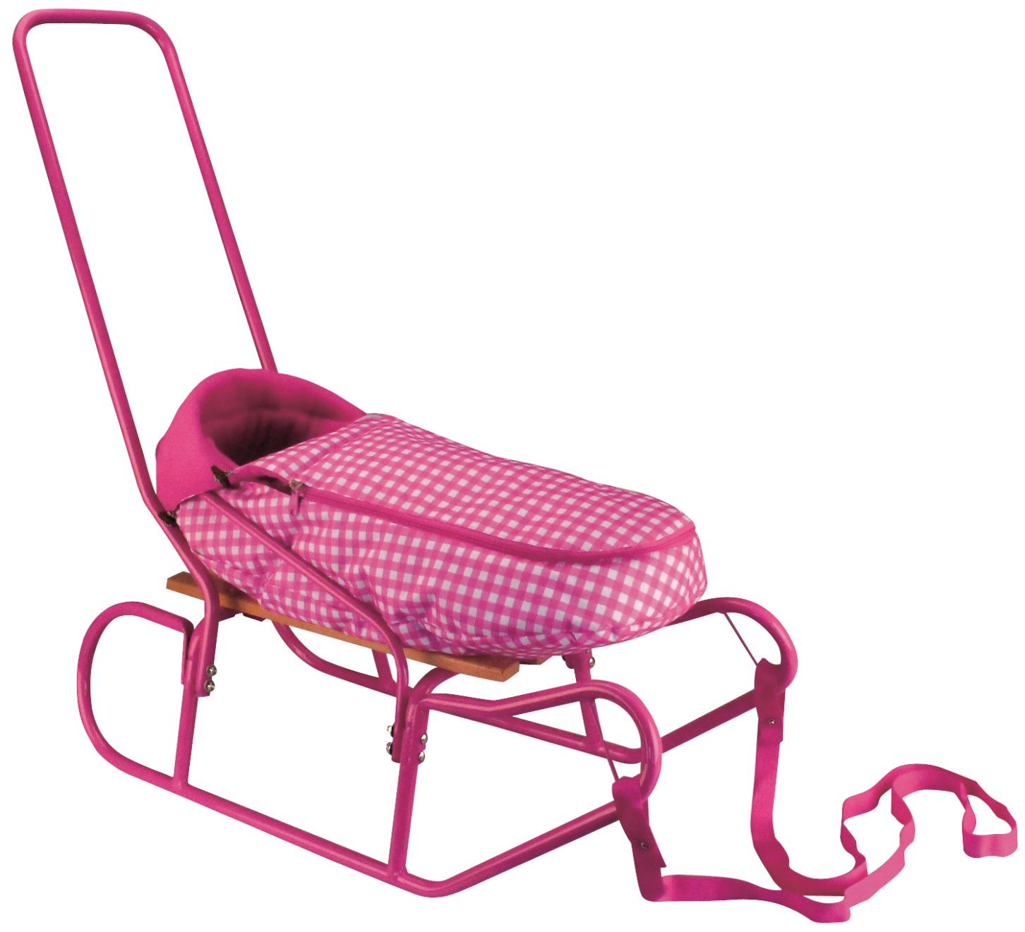 Nijdam  Slee - Slede - met Trappelzak - Roze