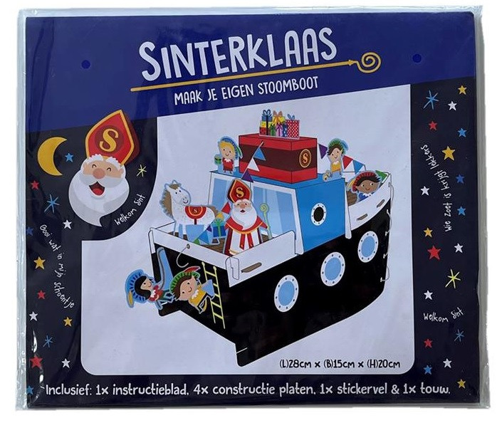 Sinterklaas Maak Je Eigen Stoomboot