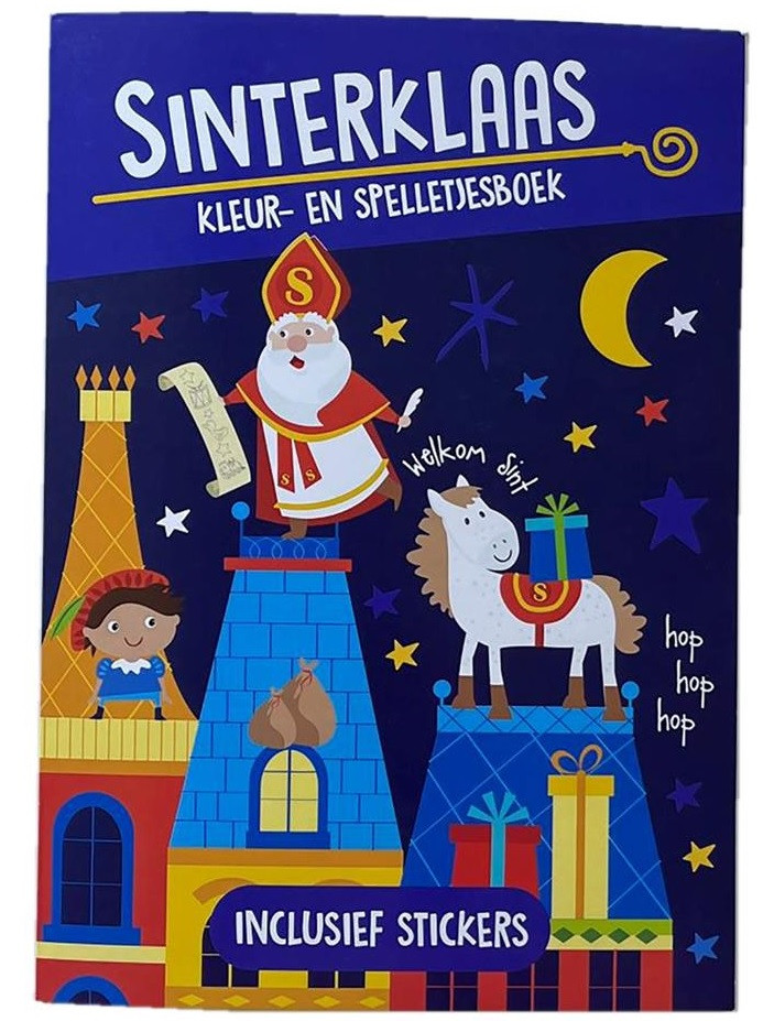 Sinterklaas Kleurboek en Spelletjesboek 