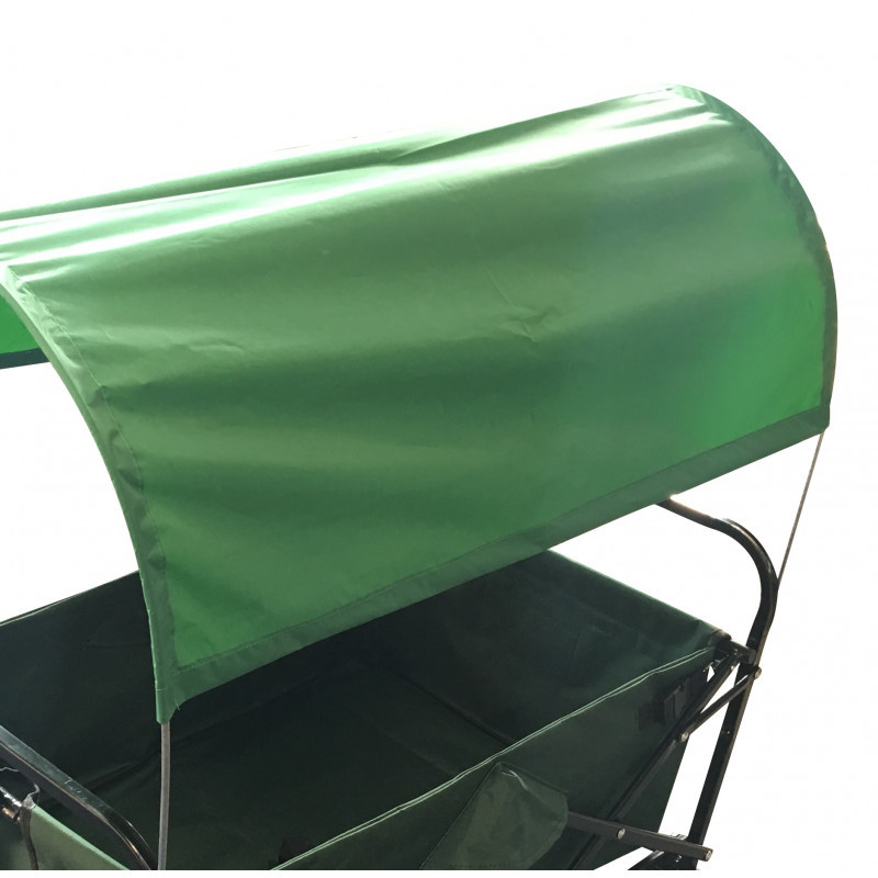 Bolderkar / Bolderwagen Huif - Polyester - Groen - Past alleen op de Bolderwagen van BolderCar