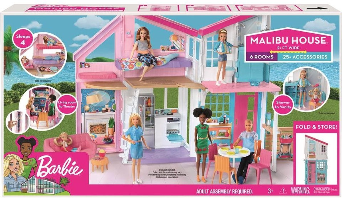 Barbie Malibu Vakantiehuis - Poppenhuis - Barbiehuis 